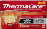 ThermaCare Lower Back & Hip Pain Therapy Heatwraps S/XL Size, 6 Count