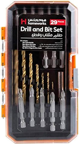 Homeworks Drill and Bit Set 29pc