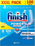 Finish Powerball Dishwasher Tablets All In 1 Deep Clean XXXL Pack Lemon Sparkle