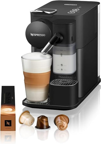 De'Longhi Nespresso Lattissima One coffee machine, Shadow Black, EN510.B