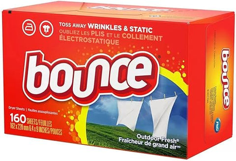 Bounce Fabric Softener Dryer Sheet Outdoor Fresh- 160 count