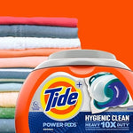 Tide Hygienic Clean Heavy Duty 10x Power PODS Laundry Detergent, Original Scent, 76-Count