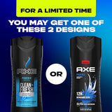 AXE Body Wash 12h Refreshing Scent Phoenix Crushed Mint & Rosemary Men's Body Was0h with 100% Plant-Based Moisturizers