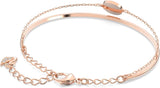 Swarovski Ginger Bangle, Gray & Rose Gold – Timeless Crystal Sparkle