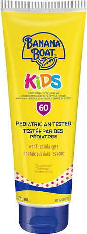 Banana Boat Kids Tear Free Sunscreen Lotion Broad Spectrum SPF 60-240mL