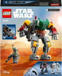 LEGO 75369 Star Wars Boba Fett Mech, Buildable Action Figure Toy with Stud-Shooting Blaster and Jetpack with Flick Shooter, Collectible Set for Kids