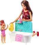 Barbie Skipper Babysitters INC Dolls and Playset Bath time Playset with Skipper Doll FHY97_FXH05---- clearance