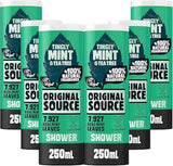 Original Source Shower Gel 250ml – Lemon & Tea Tree or Mint & Tea Tree, Refreshing & Moisturizing, Cruelty-Free & Vegan