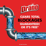 Drano Max Gel Drain Clog Remover and Cleaner for Shower or Sink Drains, 80 oz