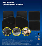 Michelin All Weather Rubber Mat Set – Black 4 Pieces