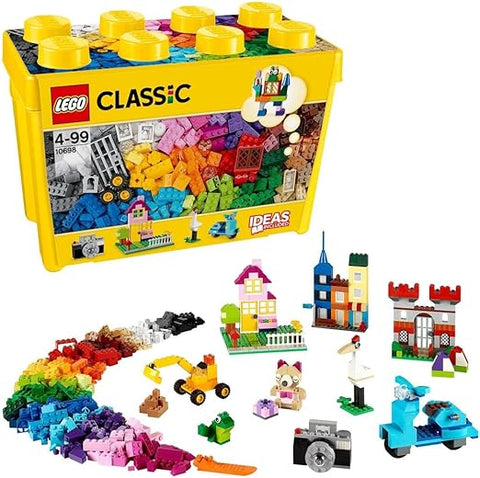 LEGO Classic Large Creative Brick Box, Building Block Toy for Boys and Girls, Age 4+, 10698 (790 pieces)