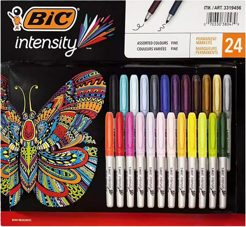 Bic Intensity Permanent Markers Pack of 24