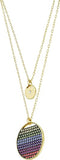 SWAROVSKI Ginger Gold Plated Layered Necklace #5397843