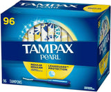 Tampax Regular Absorbency Unscented Tampons, Leakguard protection 96 Count, Pack of 1