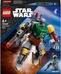 LEGO 75369 Star Wars Boba Fett Mech, Buildable Action Figure Toy with Stud-Shooting Blaster and Jetpack with Flick Shooter, Collectible Set for Kids