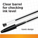 BIC 35 Piece Writing Set, Cristal Ballpoint Pens, Intensity Fineliner Pens, 4 Colours Pens, Evolution Graphite Pencils, Highlighters, Glue Stick, Correction Tape & Eraser for School Office Home
