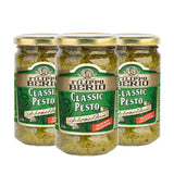 FILIPPO BERIO CLASSIC PESTO - Made with italian basil -350 grams