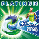 Ariel Platinum + Touch Of Febreze Odour Defence Pods - 50 Washes