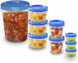 Ziploc Smart Snap Leakproof Food Storage Containers Variety Pack- 58 Pcs