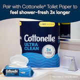 Cottonelle Fresh Feel Flushable Wet Wipes, Adult Wet Wipes, Flip-Top Packs, 56 Wipes Per Pack (336 Total Wipes), Packaging May Vary