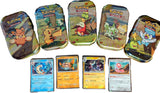 Pokemon Scarlet & Violet Series 5-Pack Mini Tins + 4 Promo Cards and Extras