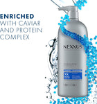 Nexxus Shampoo and Conditioner for Dry Hair Therappe Humectress Silicone-Free, Moisturizing Caviar Complex and Elastin Protein 33.8 oz 2 Count