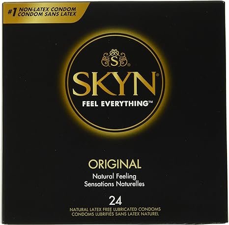 LifeStyles Skyn Original Condoms,Natural Latex Free, 24 Count