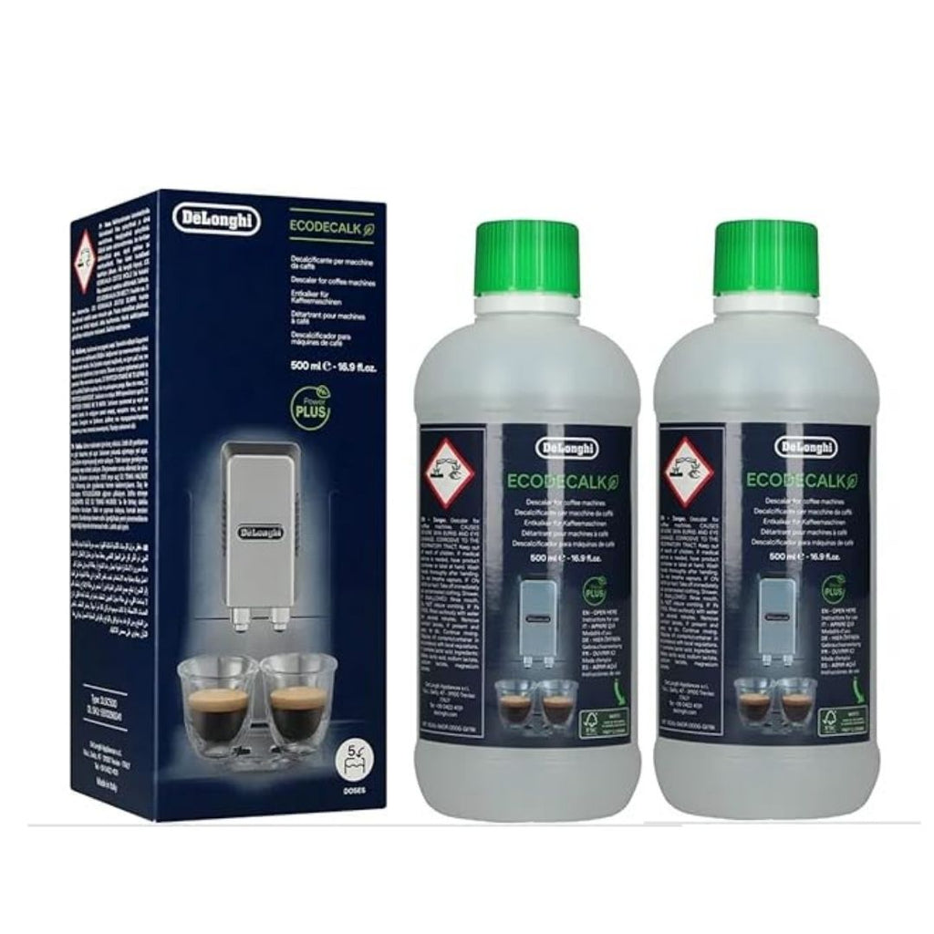 DeLonghi Ecodecalk Descaling Liquid- 500ml- twin pack –
