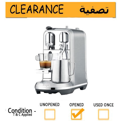 sage creatista plus nespresso bne800 creatista