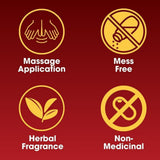 Deep Heat 2 x Muscle Massage Roll-on Lotion (Herbal Fragrance)
