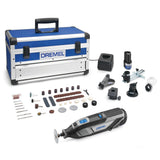 Dremel 8240 Cordless Multi-Purpose Handheld Motor 12 V 2Ah Lithium-Ion Battery, 5,000 35,000 rpm, 5 Connection Pieces, 65 Accessories
