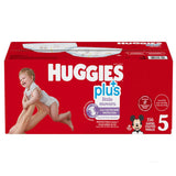 Huggies Little Movers Plus Baby Diapers - Size 5 (27lb - 12Kg - 156 Count)
