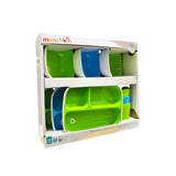 Munchkin Splash Toddler 9-Piece Dining Set – BPA-Free Kids Plates With Dividers, Bowls & Cups, Durable Plastic Mealtime Set For Babies & Toddlers - Shoppers-kart.com