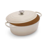 Le Creuset Enameled Cast Iron Signature Oval Dutch Oven, 8 qt, Meringue