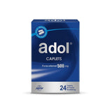 Adol Caplet 500mg Paracetamol Pain Relief Tablets – 48 Caplets