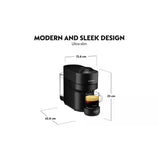 Nespresso Vertuo Pop ENV90.B Coffee Machine By De'Longhi – Black | Capsule Pod System, Fast Heat-Up, Smart Barcode Brewing, Espresso & Mug Sizes - Shoppers-kart.com