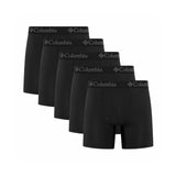 Columbia Men's Performance Stretch Boxer Briefs Pack Of 5 –Black - Shoppers-kart.com