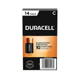 Duracell Coppertop All-Purpose Alkaline C Batteries, Reliable Everyday Power, Long-Lasting Household Power - 14 Count