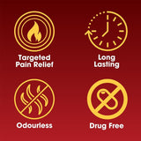 Deep Heat Pain Relief Heat Patch, Up to 8 Hours Long-Lasting Warmth, Odorless Therapy Patch for Muscle & Joint Pain Relief, 1 - Patch