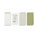Caro Home 8-Piece Kitchen Towels Set, 100% Cotton Dish Towels & Tea Towels