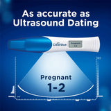 Clearblue Digital Pregnancy Test with Weeks Indicator – Tells You How Many Weeks, Smart Dual Sensor, Over 99% Accurate, 1 Digital Test