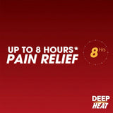 Deep Heat Pain Relief Heat Patch, Up to 8 Hours Long-Lasting Warmth, Odorless Therapy Patch for Muscle & Joint Pain Relief, 1 - Patch