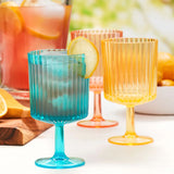 Pandex Acrylic Stacking Tumblers – 335ml | Durable BPA-Free Drinkware | 8-Pack Clear Glassware For Everyday Use & Parties - Shoppers-kart.com