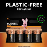 Duracell Coppertop All-Purpose Alkaline D Type Batteries, Reliable Everyday Power, Long-Lasting Household Power - 14 Count