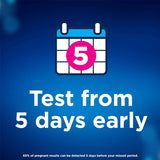 Clearblue Digital Pregnancy Test with Weeks Indicator – Tells You How Many Weeks, Smart Dual Sensor, Over 99% Accurate, 1 Digital Test