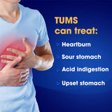 Tums Antacid Chewable Tablets, Extra Strength For Heartburn Relief & Indigestion, Assorted Fruit, 48 Tablets