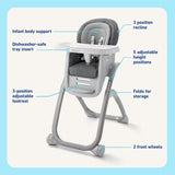Graco DuoDiner DLX 6-In-1 High Chair, Kagen – Convertible Baby High Chair to Booster Seat & Youth Stool, Infant Body Support, 5-Point Harness, Adjustable Recline & Tray - Shoppers-kart.com