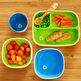 Munchkin Splash Toddler 9-Piece Dining Set – BPA-Free Kids Plates With Dividers, Bowls & Cups, Durable Plastic Mealtime Set For Babies & Toddlers - Shoppers-kart.com