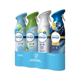 Febreze Air Refresher, Variety Pack, 4-Count Linen & Sky , Gain Original , Fresh Lemon , Ocean