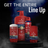 Old Spice Captain Body Wash for Men, Ocean Mist Scent, Long-Lasting Signature Fragrance, Shower Fresh 24/7, 987ml (33.4 Fl oz)